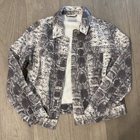 Topshop snakeskin denim jacket - Picture 3 of 4